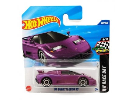 Véhicule 94 Bugatti EB110 SS Hot Wheels 1/64 - HW Race Day 9/10 - Mattel - JBB36 - Petite voiture métal