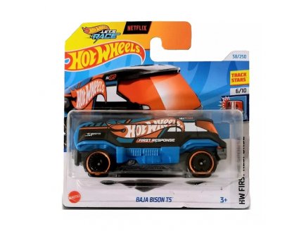 VEHICULE BAJA BISON T5 HOT WHEELS 1/64 - HW FIRST RESPONSE 6/10 - MATTEL - HTB61 - PETITE VOITURE METAL