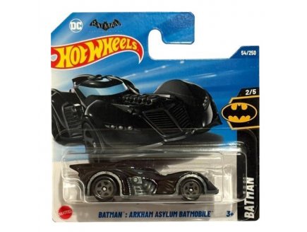 Véhicule Batman : Arkham Asylum Batmobile Hot Wheels 1/64 - HW Batman 2/5 - Mattel - HYX81 - Petite voiture métal
