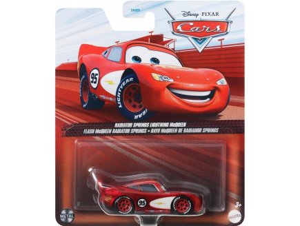 VEHICULE CARS 3 - FLASH MCQUEEN RADIATOR SPRINGS - VOITURE MINIATURE - MATTEL - HTX82