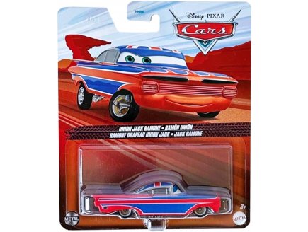 VEHICULE CARS 3 - RAMONE DRAPEAU ANGLAIS - VOITURE MINIATURE - MATTEL - HTY11