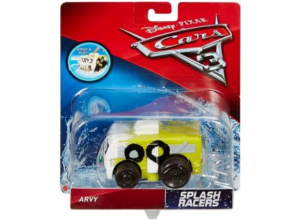 VEHICULE CARS 3 VEHICULE NAGEUR - ARVY CAMPING CAR BLANC - VOITURE MINIATURE - MATTEL - DXW10