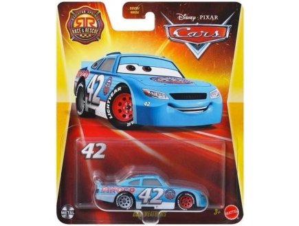 Vehicule Cars Cal Weathers - Voiture miniature bleu - Mattel - JDG64