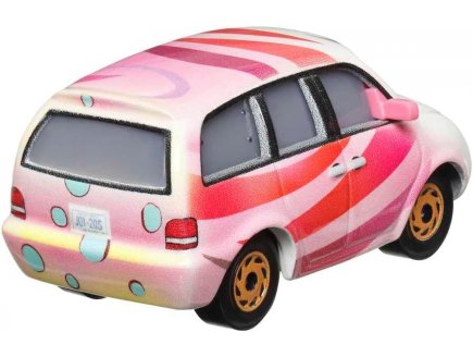 Vehicule cars claire gunz'er - voiture miniature rouge et blanc - Mattel - hky30