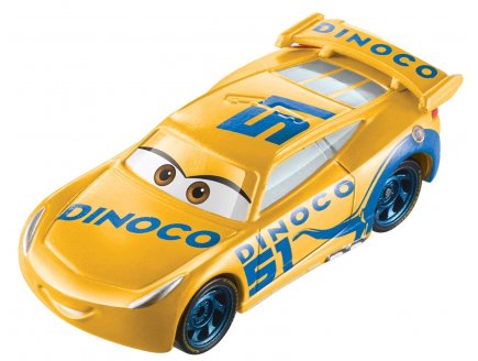 Véhicule Cars Dinoco Cruz Ramirez change de couleur 2 en 1 - Voiture miniature - Mattel - JHG26