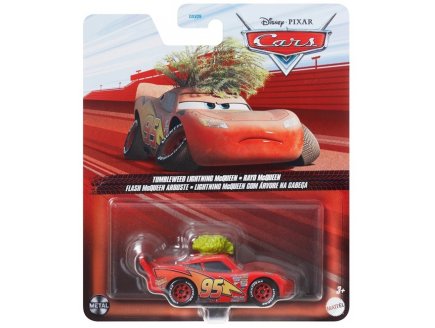 VEHICULE CARS FLASH MCQUEEN ARBUSTE - DISNEY PIXAR - MATTEL - FLL84 - VOITURE MINIATURE