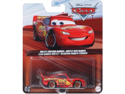 Vehicule cars flash mcqueen - voiture miniature rouge - Mattel - FDG64