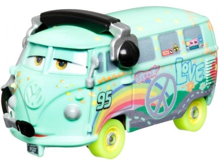 V�hicule Cars Glow Racers : Fillmore - Voiture Miniature - Mattel - HPG80