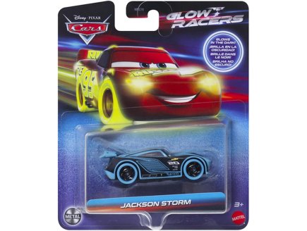 Véhicule Cars Glow Racers : Jackson Storm - Voiture Miniature - Mattel - HPG82