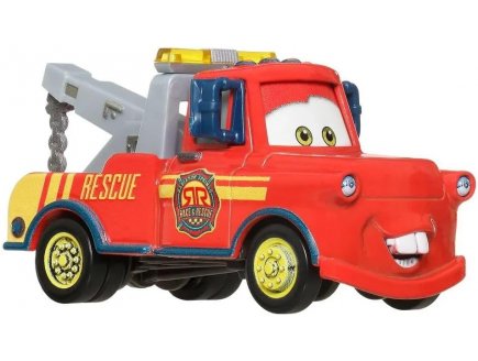 Véhicule Cars Race and Rescue Dépanneuse Martin - Voiture Miniature Rouge - Mattel - JDG63