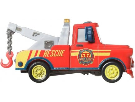 Véhicule Cars Race and Rescue Dépanneuse Martin - Voiture Miniature Rouge - Mattel - JDG63