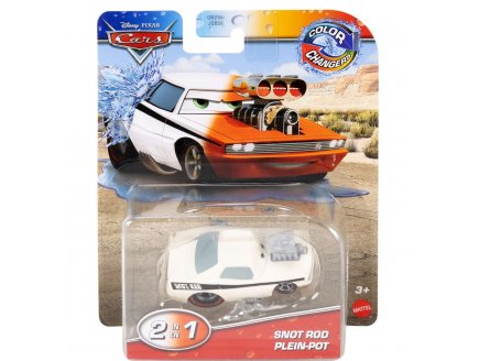 Véhicule Cars Snot Rod Plein Pot Mocarra change de couleur 2 en 1 - Voiture miniature - Mattel - JHG29