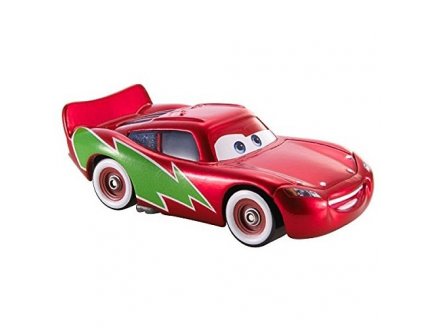 VEHICULE CARS TENUE DE FETE - FLASH MCQUEEN - VOITURE MINIATURE - MATTEL - DKF50