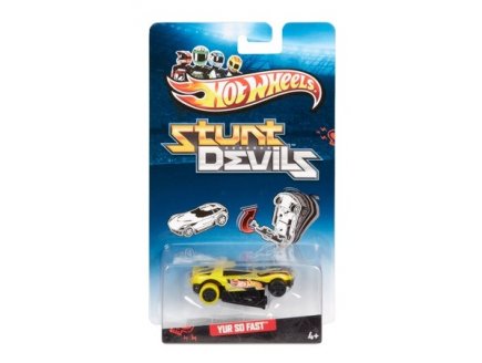 VEHICULE CASCADEURS : YUR SO FAST - STUNT DEVILS - HOT WHEELS - VOITURE MINIATURE - MATTEL - X9620