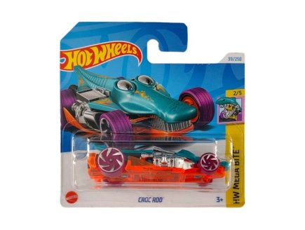 Vehicule croc rod hot wheels 1/64 - hw mega 2/5 - Mattel - htc02 - petite voiture metal