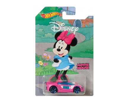 VEHICULE DISNEY : MINNIE VOITURE ROSE QUICK N SIK - HOT WHEELS - VOITURE MINIATURE 1:64 COLLECTION MICKEY 90EME - MATTEL - GBB40 