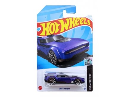 VEHICULE DRIFT'N BREAK HOT WHEELS 1/64 - HW MODIFIED 4/10 - MATTEL - HRY53 - PETITE VOITURE METAL