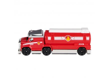 Vehicule en metal pat patrouille Big truck pups : le grand camion de marcus rouge - vehicule miniature - spin master