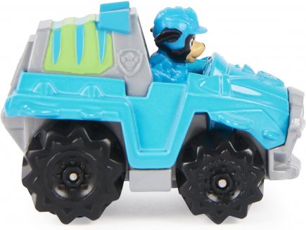 Vehicule en metal pat patrouille dino rescue : rex et son camion - voiture miniature - Spin master