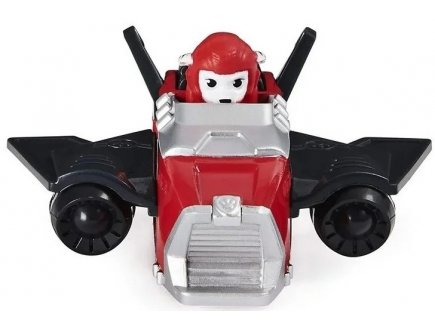 Vehicule en metal pat patrouille jet rescue : marcus et son avion rouge - voiture miniature - Spin master