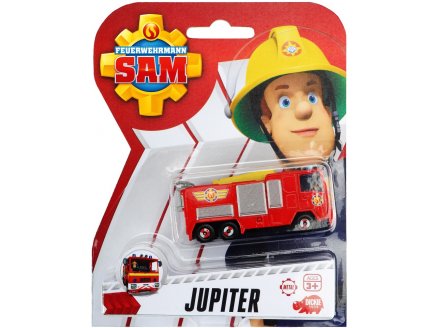 Vhicule en mtal Sam le Pompier - Jupiter le camion de pompier - Voiture miniature - Dickie 203091000C