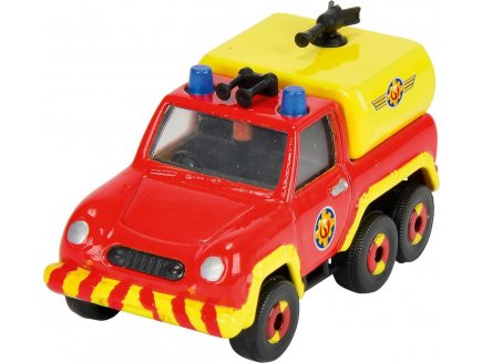 Vhicule en mtal Sam le Pompier - Venus Camion Rouge - Voiture miniature - Dickie 203091000