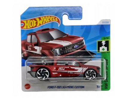 VEHICULE FORD F-150 LIGHTNING CUSTOM HOT WHEELS 1/64 - HW GREEN SPEED 5/10 - MATTEL - HTB82 - PETITE VOITURE ME