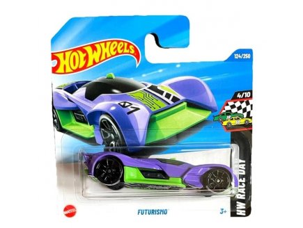 V�hicule Futurismo Hot Wheels 1/64 - HW Race Day 4/10 - Mattel - HYX89 - Petite voiture m�tal