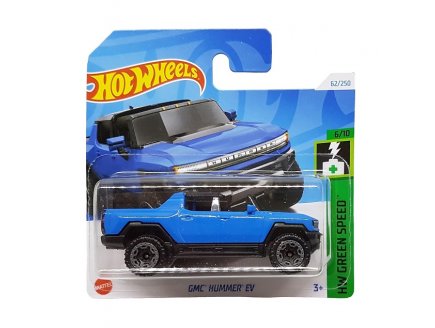 VEHICULE GMC HUMMER EV HOT WHEELS 1/64 - HW GREEN SPEED 6/10 - MATTEL - HTB83 - PETITE VOITURE METAL