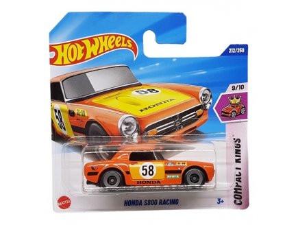 V�hicule Honda S800 Racing Hot Wheels 1/64 - HW Compact Kings 9/10 - Mattel - JBC30 - Petite voiture m�tal