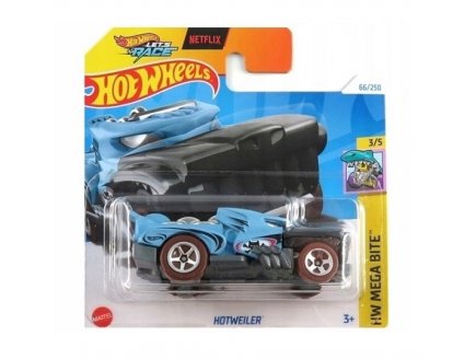 VEHICULE HOTWEILER HOT WHEELS 1/64 - HW MEGA BITE 3/5 - MATTEL - HTC03 - PETITE VOITURE METAL