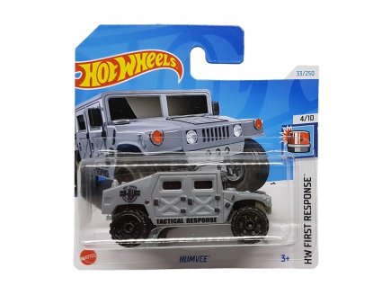VEHICULE HUMVEE HOT WHEELS 1/64 - HW FIRST RESPONSE 4/10 - MATTEL - HTB58 - PETITE VOITURE METAL