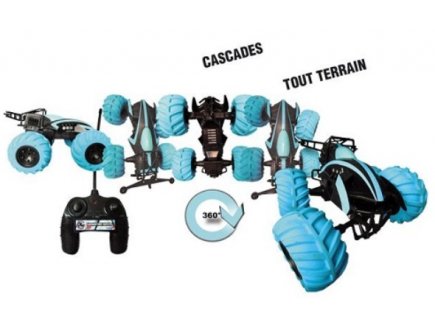 Vehicule jlx monster drive bleu radiocommande - Tomy - 12982