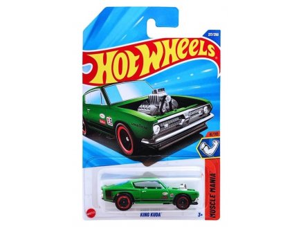 V�hicule King Kuda Hot Wheels 1/64 - HW Muscle Mania 6/10 - Mattel - JBB33 - Petite voiture m�tal