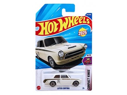 V�hicule Lotus Cortina Hot Wheels 1/64 - HW Compact Kings 10/10 - Mattel - HYW46 - Petite voiture m�tal