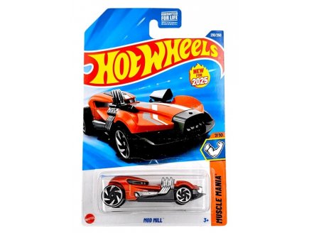 Véhicule Mod Mill Hot Wheels 1/64 - HW Muscle Mania 7/10 - Mattel - HYW47 - Petite voiture métal