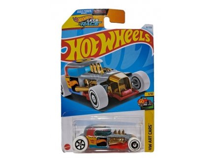 VEHICULE MOD ROD HOT WHEELS 1/64 - HW ART CARS 1/10 - MATTEL - HTB71 - PETITE VOITURE METAL