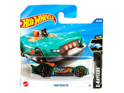 Véhicule Monteracer Hot Wheels 1/64 - HW X-Raycers 4/10 - Mattel - HYX86 - Petite voiture métal