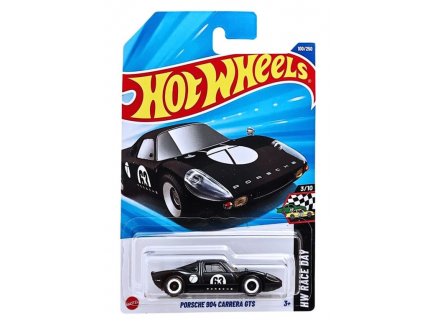 Vehicule Porsche 904 Carrera GTS Hot Wheels 1/64 - HW Race Day 3/10 - Mattel - HYY03 - Petite voiture métal