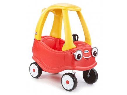 VEHICULE PORTEUR COZY COUPE, ROUGE - LITTLE TIKES - VOITURE BEBE, ENFANT, 1ER AGE