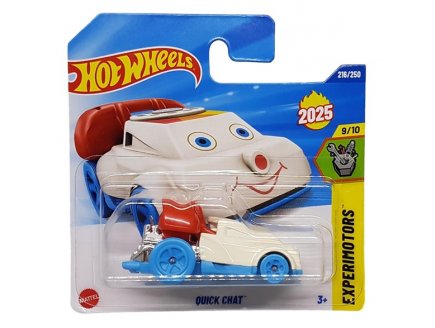 V�hicule Quick Chat Hot Wheels 1/64 - HW Experimotors 9/10 - Mattel - HYW45 - Petite voiture m�tal