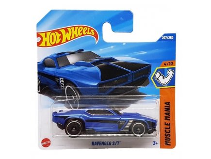 V�hicule Ravenger S/T Hot Wheels 1/64 - HW Muscle Mania 4/10 - Mattel - JBB26 - Petite voiture m�tal