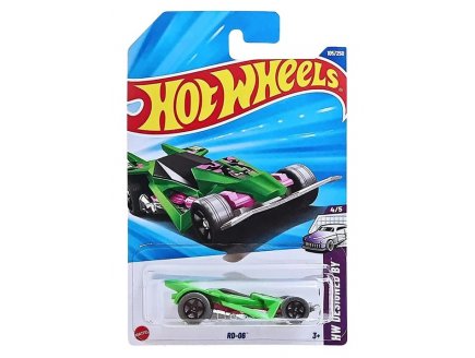 Véhicule RD-06 Hot Wheels 1/64 - HW Designed by 4/5 - Mattel - HYX82 - Petite voiture métal