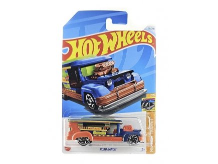 VEHICULE ROAD BANDIT HOT WHEELS 1/64 - HW FAST TRANSIT 2/10 - MATTEL - HTB43 - PETITE VOITURE METAL