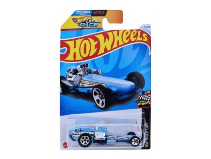 VEHICULE ROCKIN RAILER HOT WHEELS 1/64 - HW RACE DAY 2/10 - MATTEL - HTC75 - PETITE VOITURE METAL