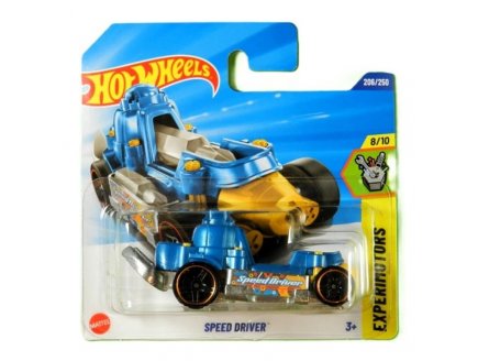 Vehicule Speed Driver Hot Wheels 1/64 - HW Experimotors 8/10 - Mattel - JBB25 - Petite voiture m�tal