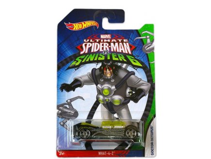 VEHICULE WHAT-4-2 DOCTOR OCTOPUS : ULTIMATE SPIDERMAN SINISTER 6 - HOT WHEELS - VOITURE MINIATURE 1:64 - MATTEL - CMJ85