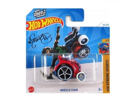 VEHICULE WHEELIE CHAIR HOT WHEELS 1/64 - HW XTREME SPORTS 3/5 - MATTEL - HTB98 - PETITE VOITURE METAL