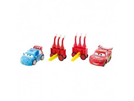 Vehicules cars 2 action agent + propulseur - raoul caroule et mcqueen - Mattel - v8651