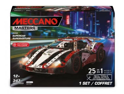 Voiture Supercar 25 modèles - Meccano Masters - 25202 - Jeu construction Véhicules